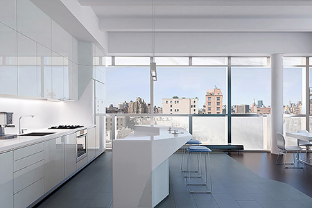 Perry Street Condo is a luxury building in the West Village of Manhattan