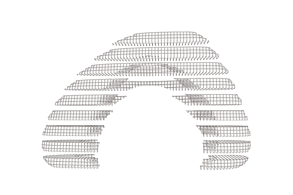 After the completion of Kobe Biennale temporary event, the gate is repurposed into a series of benches for phase 2 proposal.