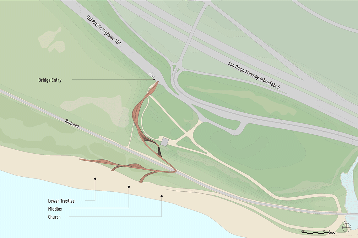 Trestles wetlands area site plan with Cut Back Hills proposal by 24d-studio